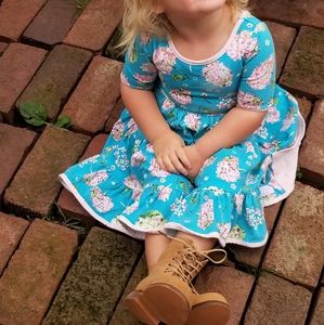 Sweethoney Hydrangea Dress 3t